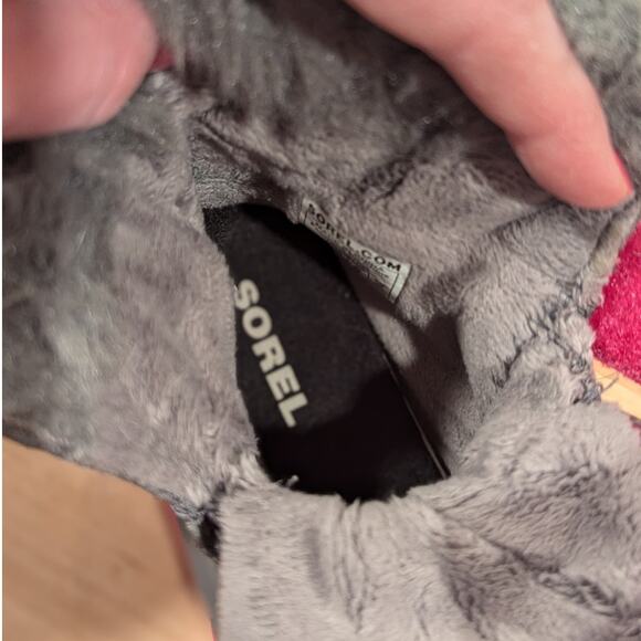 Sorel Whitney Strap Boot Toddler Little Kid Size 11 Pink Gray - Picture 11 of 12